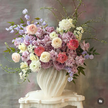 Load image into Gallery viewer, Geometric White Vase