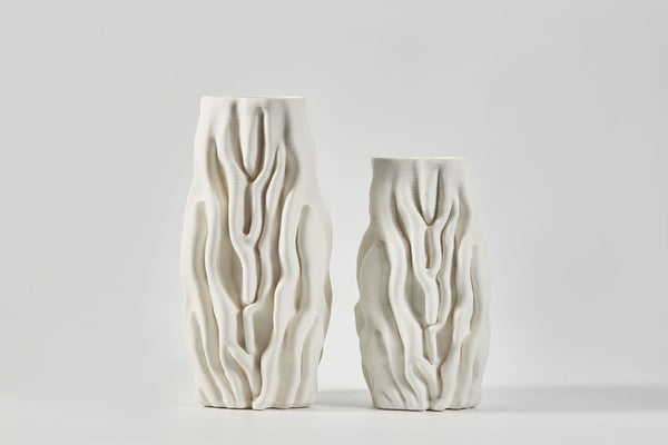 Unique 3D White Vase