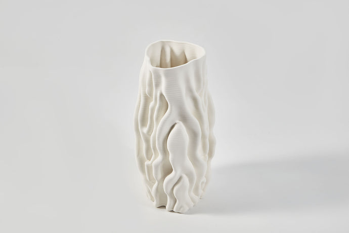 Unique 3D White Vase