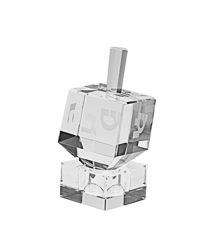 CLASSIC CRYSTAL DREIDEL w/ STAND
