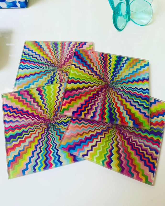Abstract Coasters - set of 4