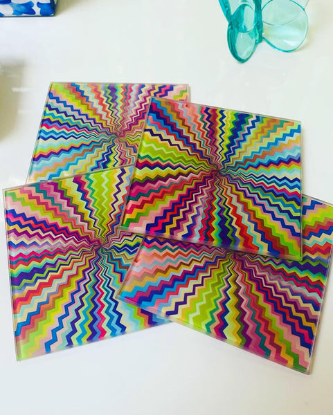 Abstract Coasters - set of 4