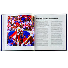 Load image into Gallery viewer, The Story Of Football (Navy Bonded Leather)