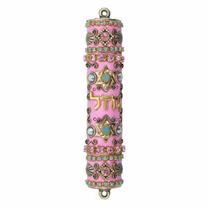 Mezuzah in Pink