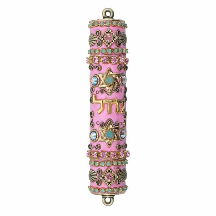 Mezuzah in Pink