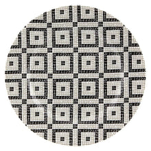 Load image into Gallery viewer, CALCADA PORTUGUESA SET OF 4 DESSERT PLATES IN WHITE &amp; BLACK