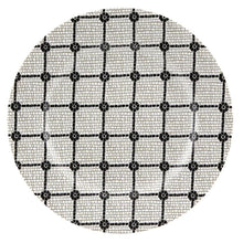 Load image into Gallery viewer, CALCADA PORTUGUESA SET OF 4 DESSERT PLATES IN WHITE &amp; BLACK