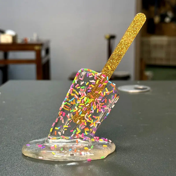 Popsicle Melted Resin