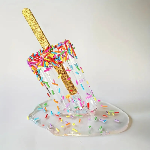 Popsicle Melted Resin