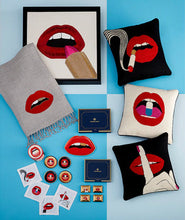 Load image into Gallery viewer, Lips Trinket Tray, Lips Cocktail Napkins &amp; Full Dose Petite Trays