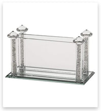 Load image into Gallery viewer, Judaica Crystal Match Box Holder