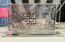 Load image into Gallery viewer, Judaica Crystal Match Box Holder