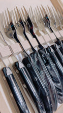 Load image into Gallery viewer, Box of 12 Berlingot Steak Fork - Grey