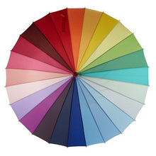 Load image into Gallery viewer, Colour Wheel Slat Umbrella