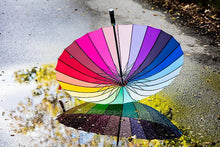 Load image into Gallery viewer, Colour Wheel Slat Umbrella