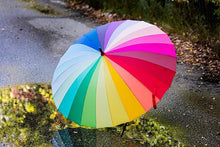 Load image into Gallery viewer, Colour Wheel Slat Umbrella