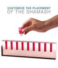 Load image into Gallery viewer, Beautiful Lucite Oil Menorah/or Decorative Flower Vase