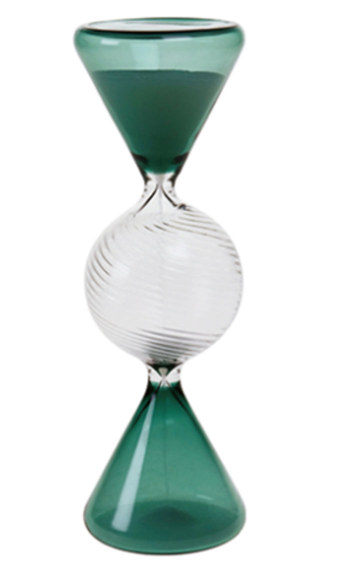 Candy Shape Jasper Color Sand Timer with White Sand 5 Minutes