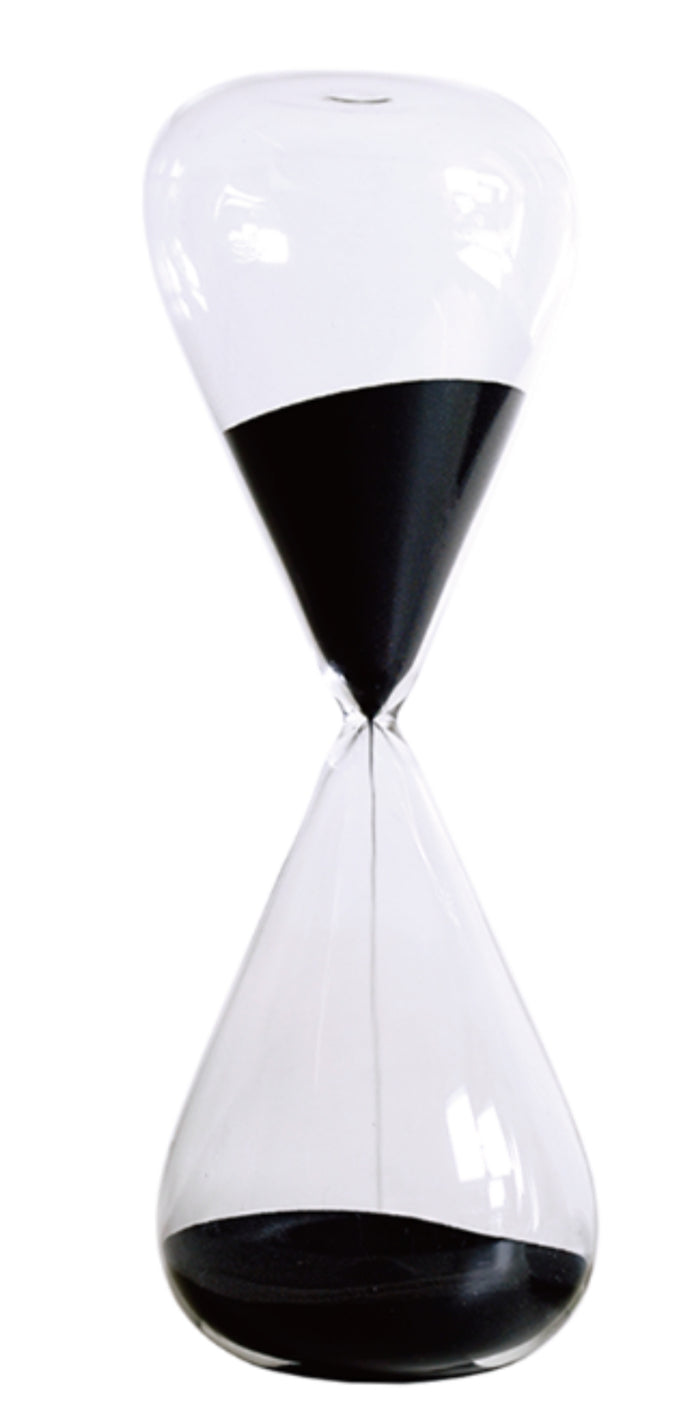Sand Timer with Black Sand 60 Minutes