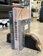 Load image into Gallery viewer, Petrified Wood Bookends Set of 2