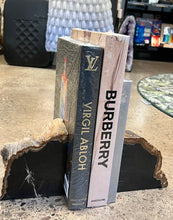 Load image into Gallery viewer, Petrified Wood Bookends Set of 2