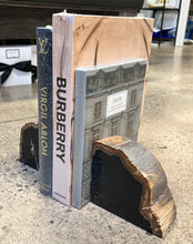 Load image into Gallery viewer, Petrified Wood Bookends Set of 2