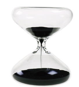 Sand Timer with White or Black Sand 15 Minutes