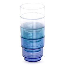 Load image into Gallery viewer, Acrylic Tea/Water Jug 1.6L and 4 Stacking Tumblers