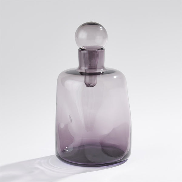 PINCHED PURPLE DECANTER