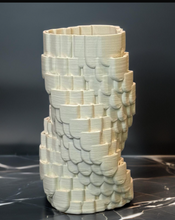 Load image into Gallery viewer, 3D Layered Design White Vase