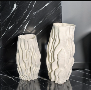 Unique 3D White Vase