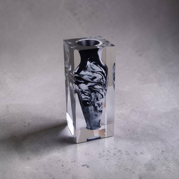 Premium Resin Bud Vase — Elongated Silhouette-8.75”-BM