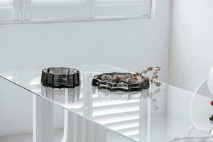 Modern-Classic Luxury Flat Bowl - Grey