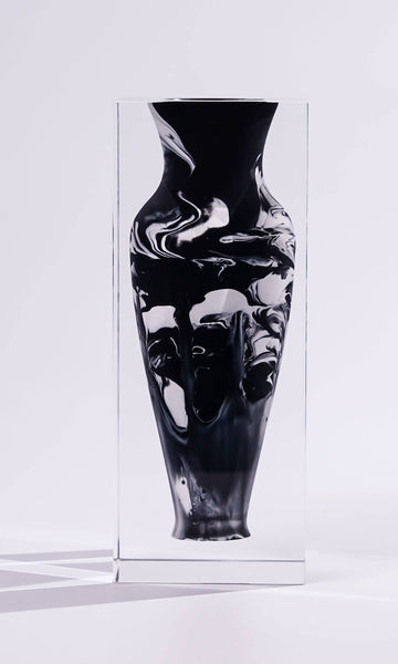 Premium Resin Bud Vase — Elongated Silhouette-8.75”-BM