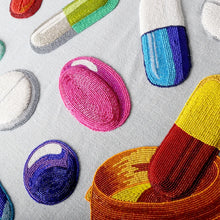 Load image into Gallery viewer, Happy Pills Beaded Art