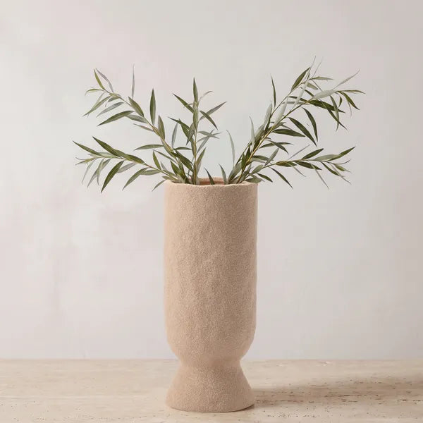 Vasco Pedestal Ceramic Vase 12.5 Inch