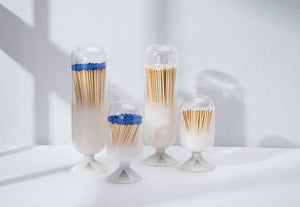 Cloud Match Cloche, White-tip Matches