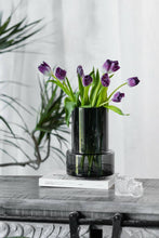 Load image into Gallery viewer, Retro Style Sober Modern Design Glass Vase