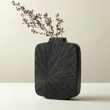 Load image into Gallery viewer, Radiance Tall Double Sided Carved Resin Profile Vase