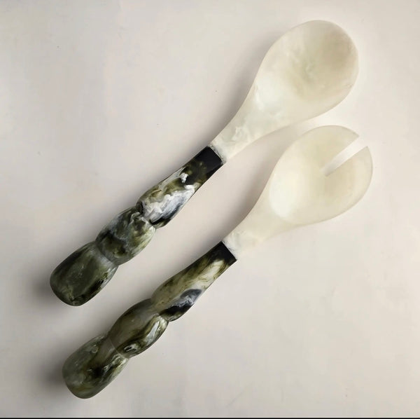 Resin Salad Serving Set