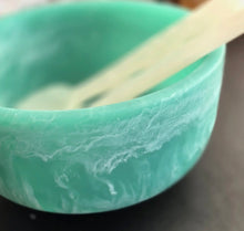 Load image into Gallery viewer, Large Hand Poured Resin Salad Bowl &amp; Servers