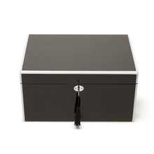 Load image into Gallery viewer, Laurel Jewelry Box - Black/White