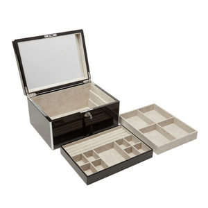 Laurel Jewelry Box - Black/White