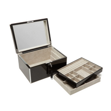 Load image into Gallery viewer, Laurel Jewelry Box - Black/White