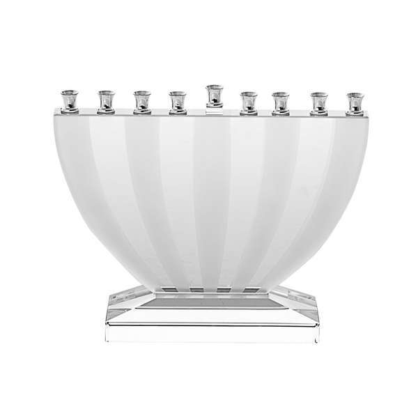 Menorah Crystal Frosted
