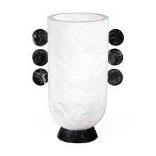Load image into Gallery viewer, Como Black &amp; White Disc Urn