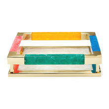 Load image into Gallery viewer, Mustique Square Tray - Multi