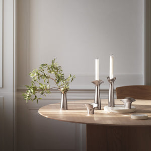 Bloom Botanica 2pc. Candle Holder Set / Stainless Steel