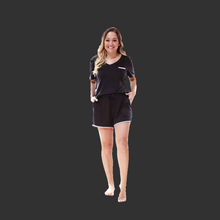 Load image into Gallery viewer, Shorts and Tee Pajama Set