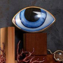 Load image into Gallery viewer, Lito Eye Paperweight - Gold/White